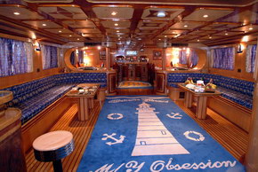 Египет дайвинг сафари яхта M/Y Obsession кают-компания Египет дайвинг сафари яхта M/Y Obsession кают-компания